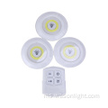 3pack Ultra Bright 150 Lumen LED LED Puck Light dengan Kawalan Jauh Di bawah Kabinet Lampu Bateri Tanpa Tanpa Tanpa Dorong Bateri